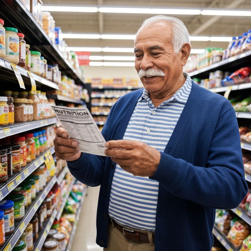 Reading food product information