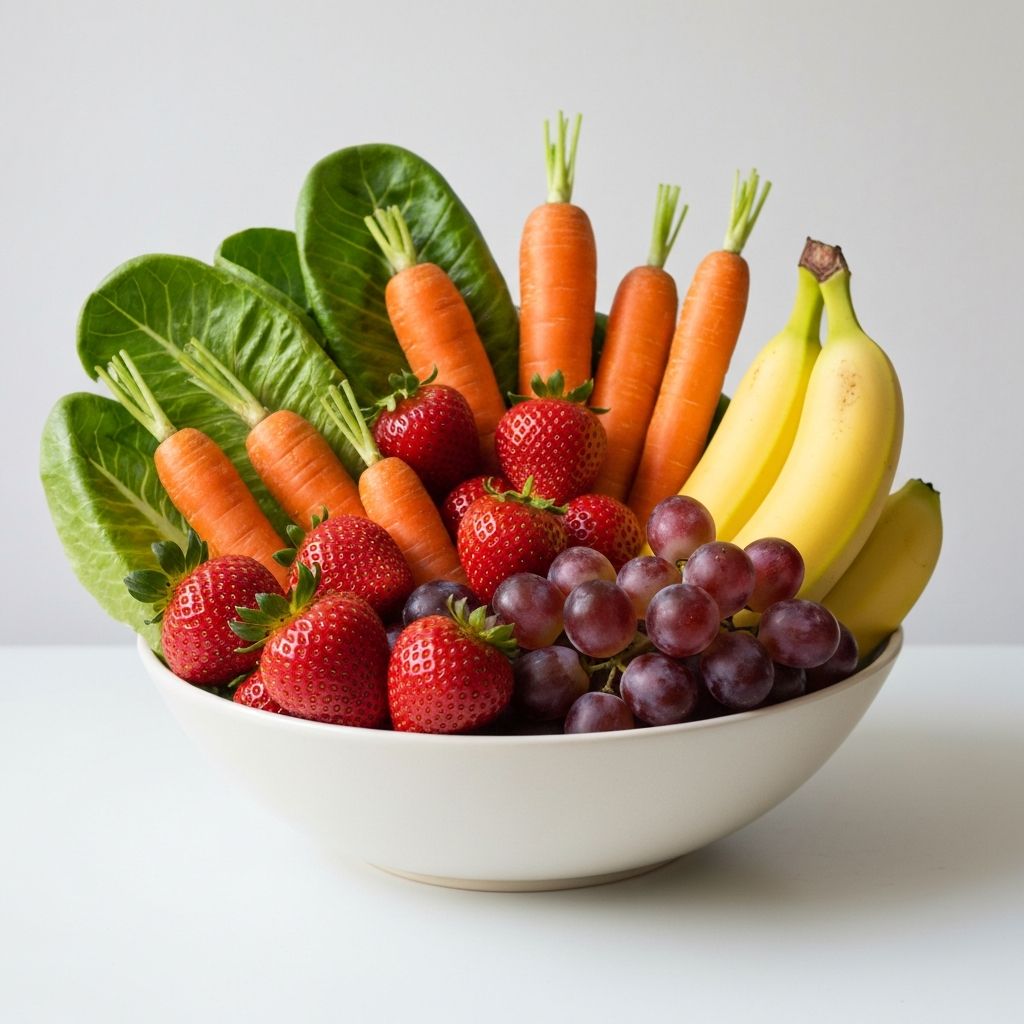Vegetables and fruits in daily nutrition